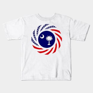 South Carolina Murican Patriot Flag Series Kids T-Shirt